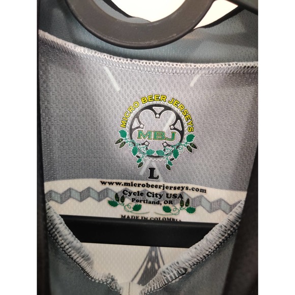(V) MBJ Micro Beer Jerseys Men cycling jersey ACE OF SPADES sz L - Picture 5 of 6